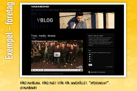 företagsblogg vagabond