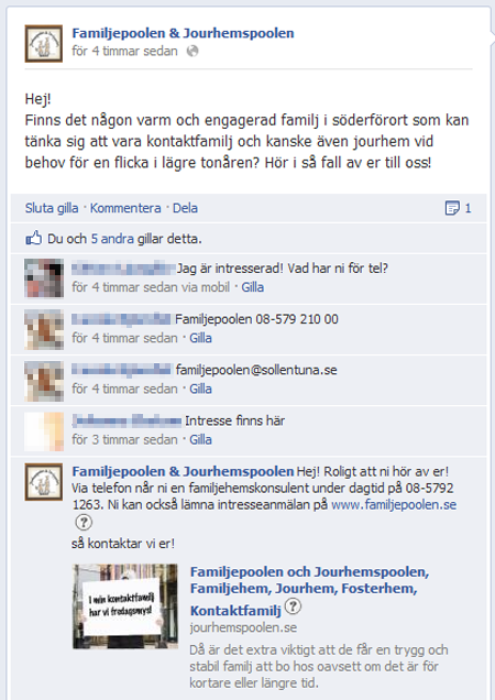 familjehemspoolen facebook